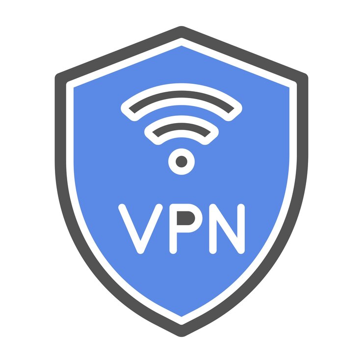 Vector vpn icon style