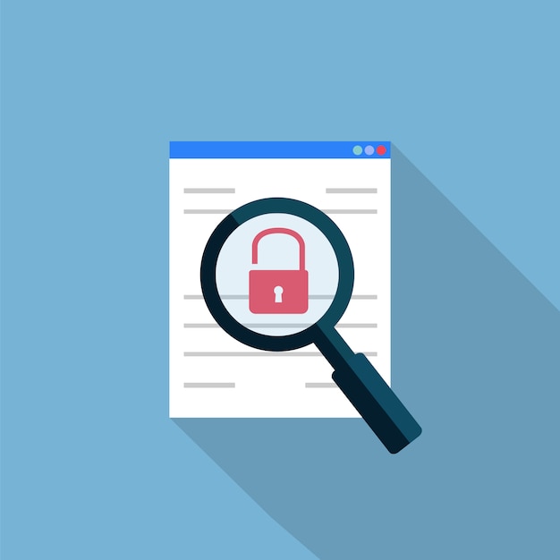Vulnerability search icon.