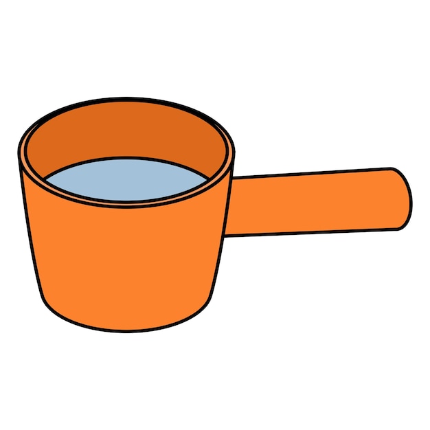 Water dipper icon vector