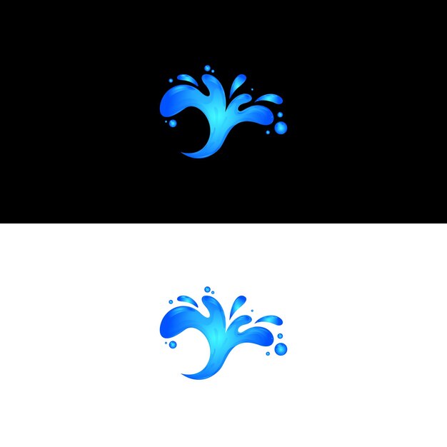 water drops logo design 5