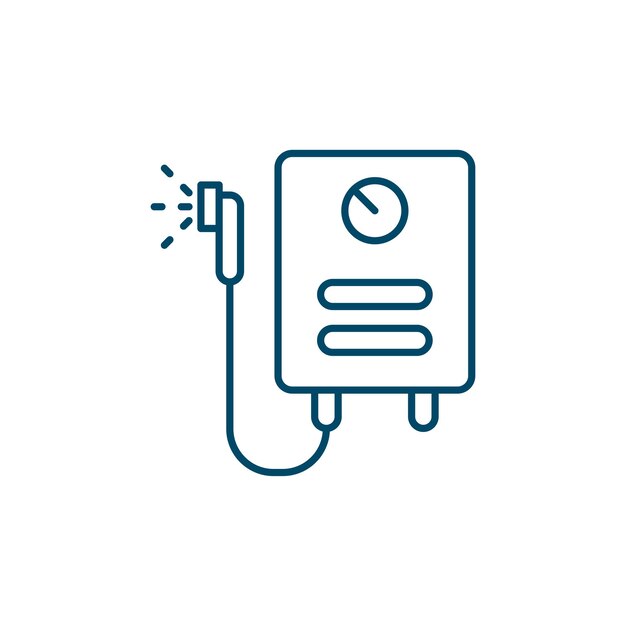 Water Heater icon vector design templates simple and modern concept