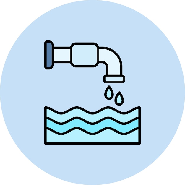 Water Management icon vector image Can be used for Smart City