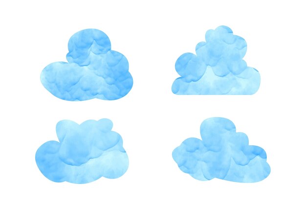 Watercolor Cloud Collection
