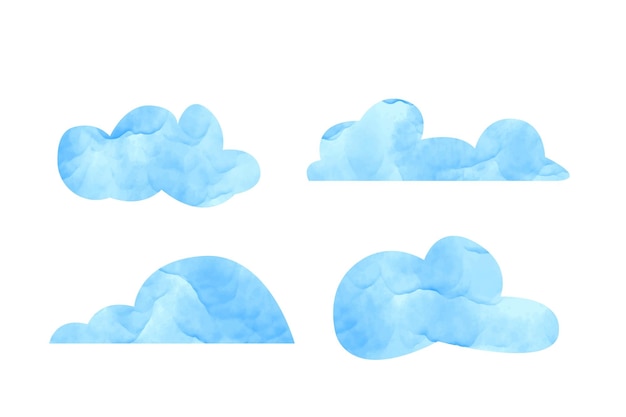 Watercolor Cloud Collection
