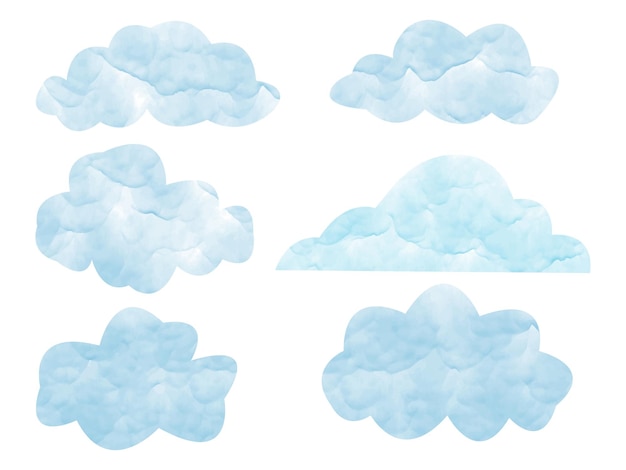 watercolor cloud