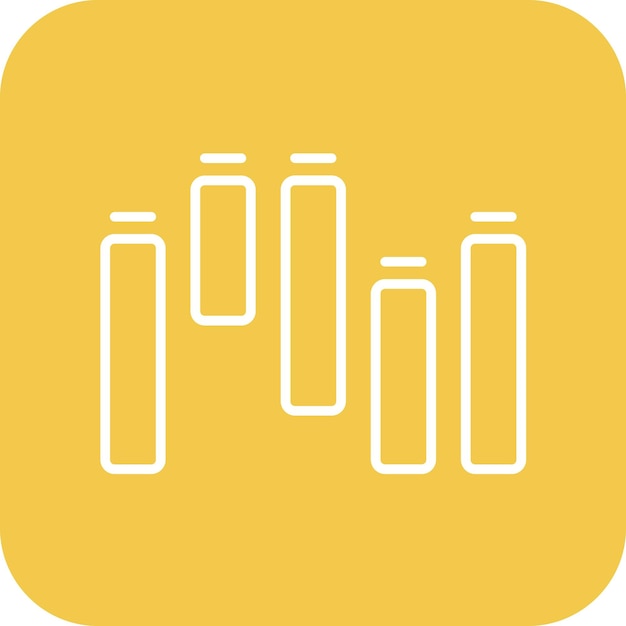 waterfall icon vector image can be used for project management