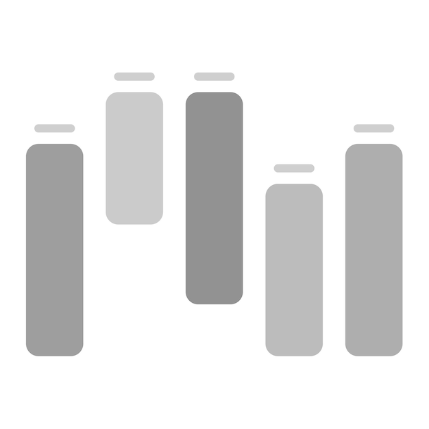waterfall icon vector image can be used for project management