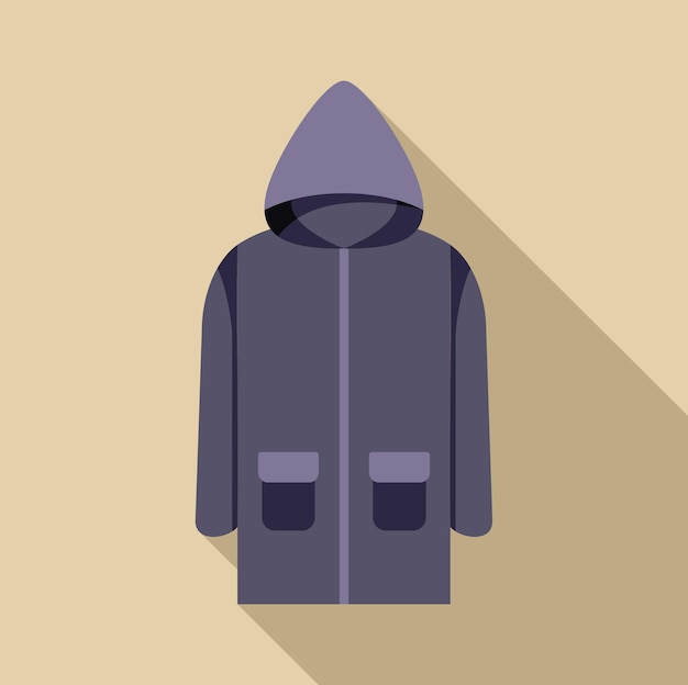 Waterproof raincoat with hood protecting from cold and rain