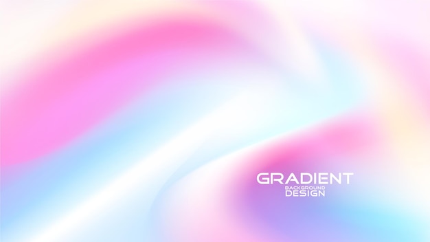 wave style with gradient color background design