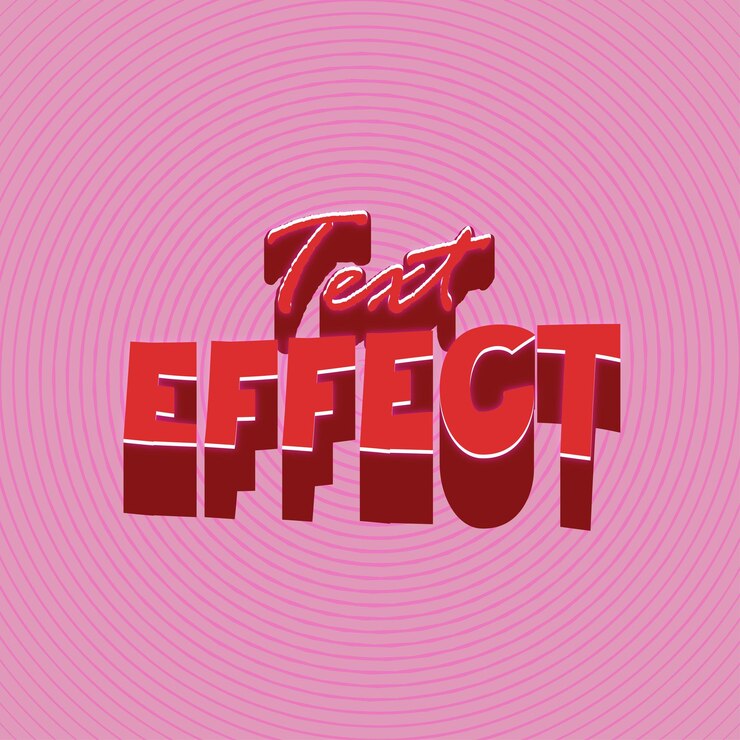 wave text effect