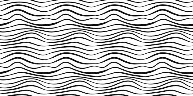 Wavy lines pattern