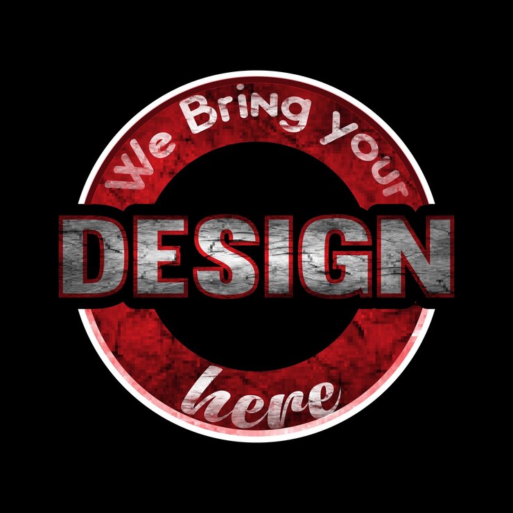 Vector we bring your design here t shirt