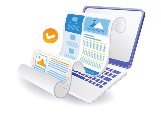 web application creative layout developer concept