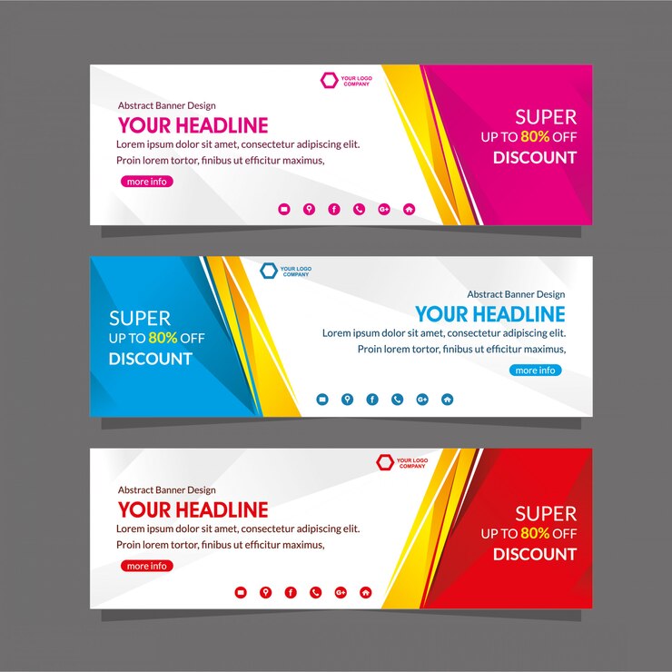 Vector web banner promotion template super special discount offer sale