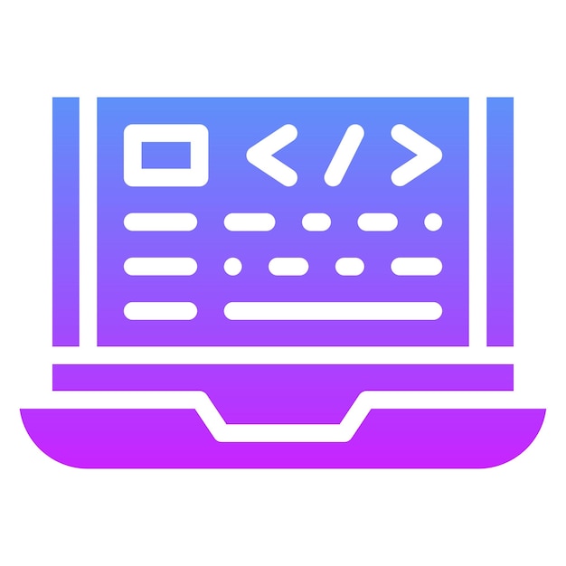 web coding vector icon illustration of web hosting iconset