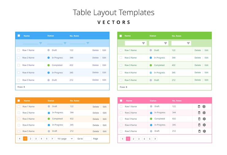 Web design UI elements. UI UX Design elements for web and application. Flat Design Forms.