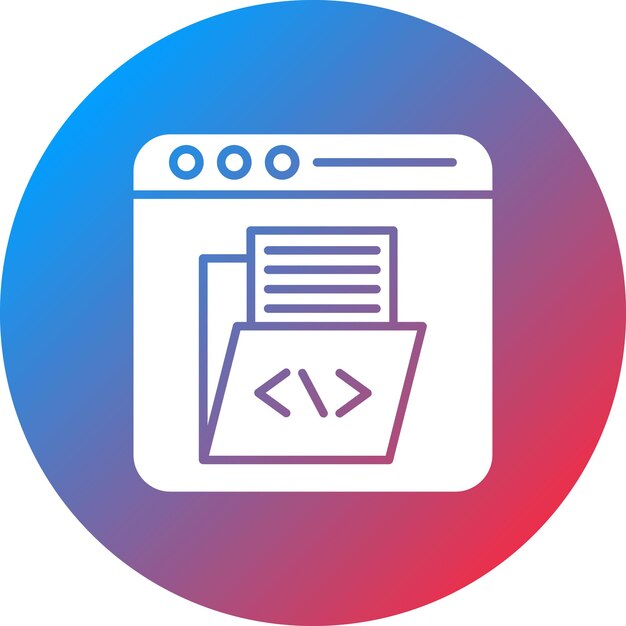 web development icon vector image can be used for business and finance