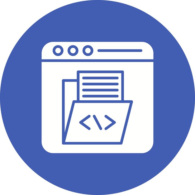 web development icon vector image can be used for business and finance
