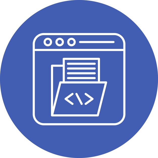 web development icon vector image can be used for business and finance