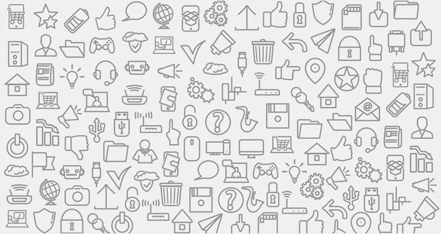 web icon background computer vector icon background