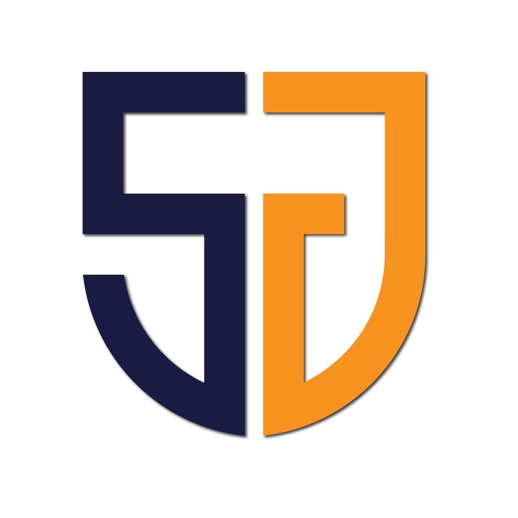 Vector web line modern color full logo design