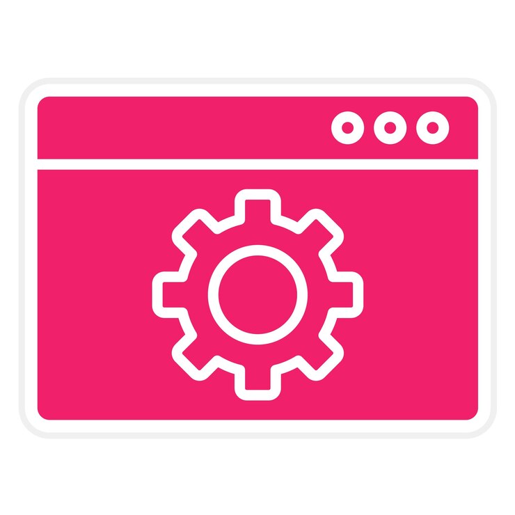 Vector web optimization icon style