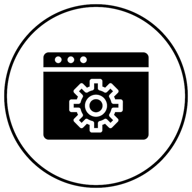 web optimization vector icon can be used for digital marketing iconset