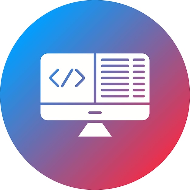 Web Programming icon vector image Can be used for Learning