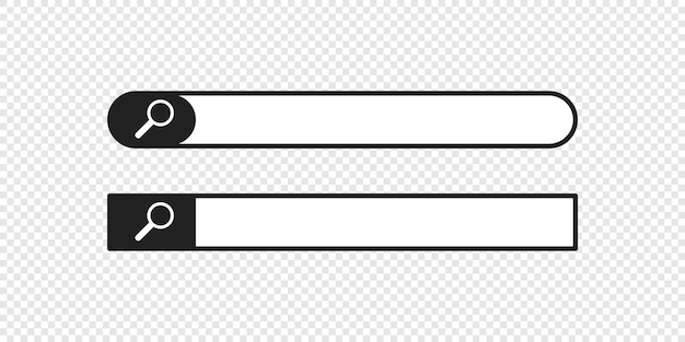 Web search bar icon for your website design Internet isolated concept in flat style