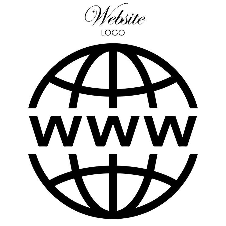 Vector website logo sillhoutte