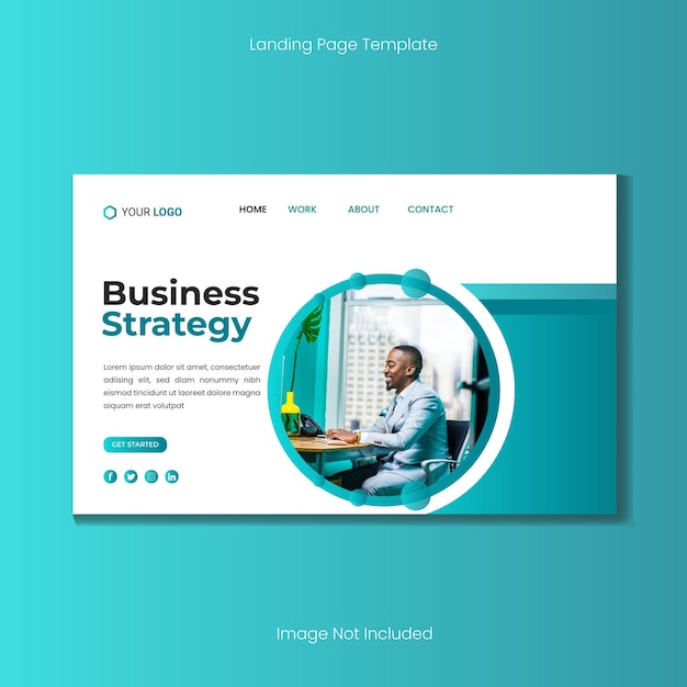 website template for websites and landing page