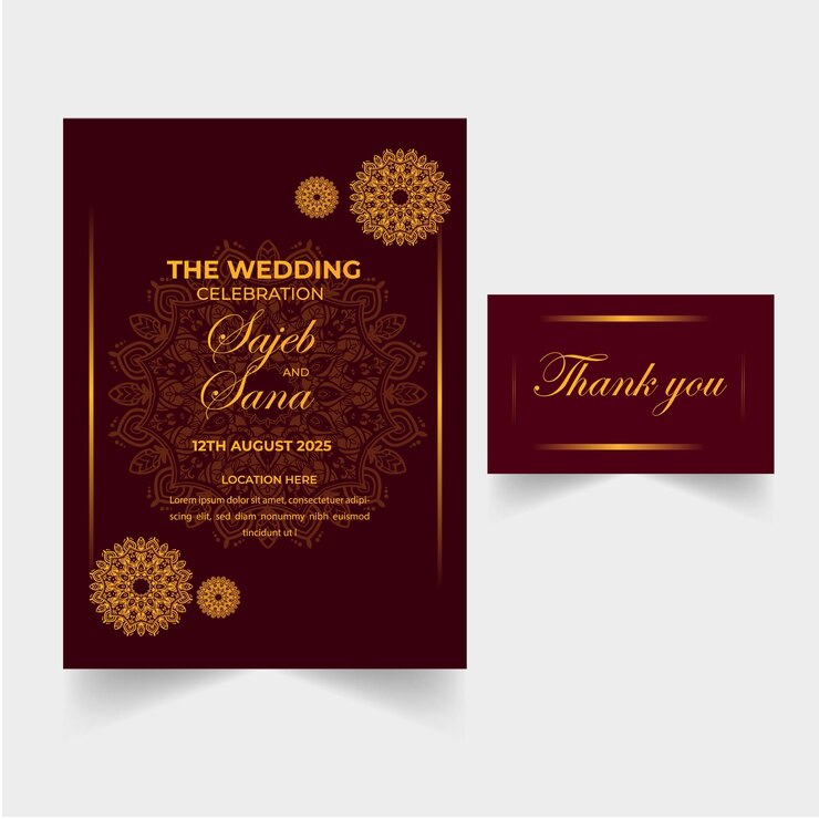 wedding card design