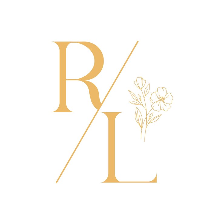 Wedding logo elegant and refined monogram collection