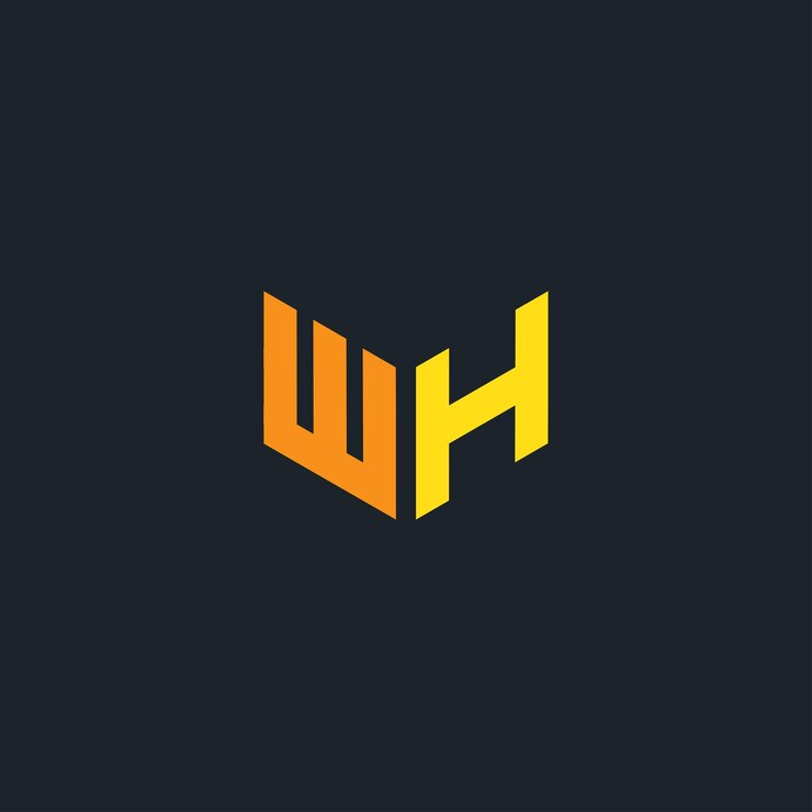 Vector wh logo vector