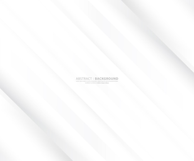 White abstract background with shadows Premium vector illustration