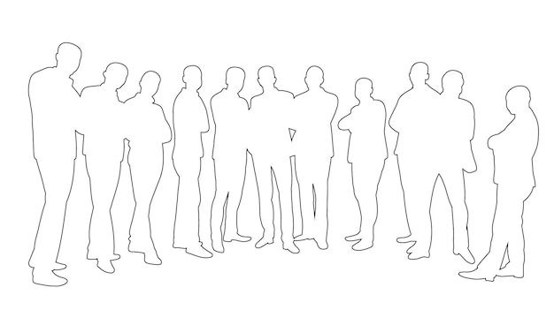 white background isolated male outline