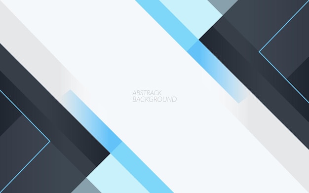 White black and blue vector modern background with an abstract shapes and line