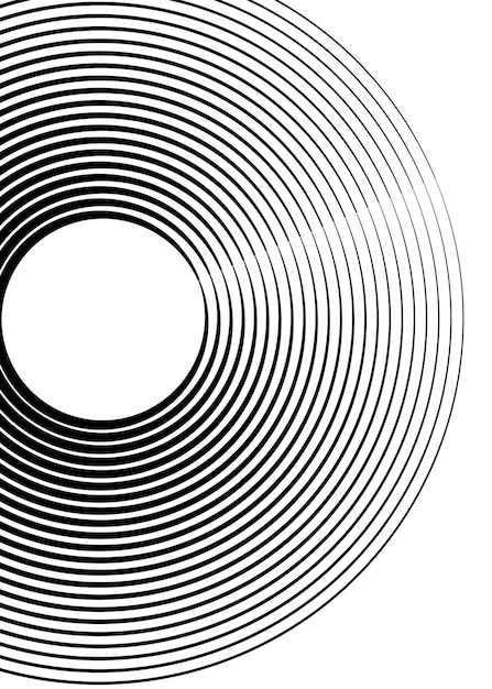 White black color Linear background Design elements Wave of many gray lines Protective layer banknotes certificates template Vector Vector lines of different thicknesses from thin to thick EPS10