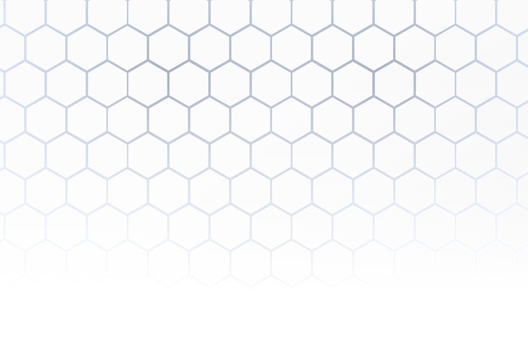 Vector white honeycomb background in 3d style