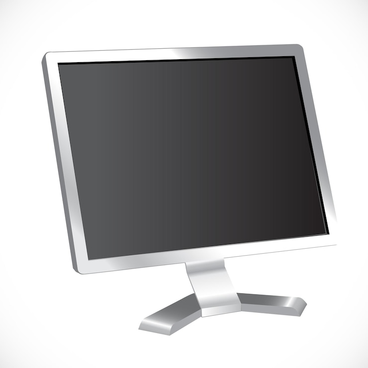 Vector white monitor