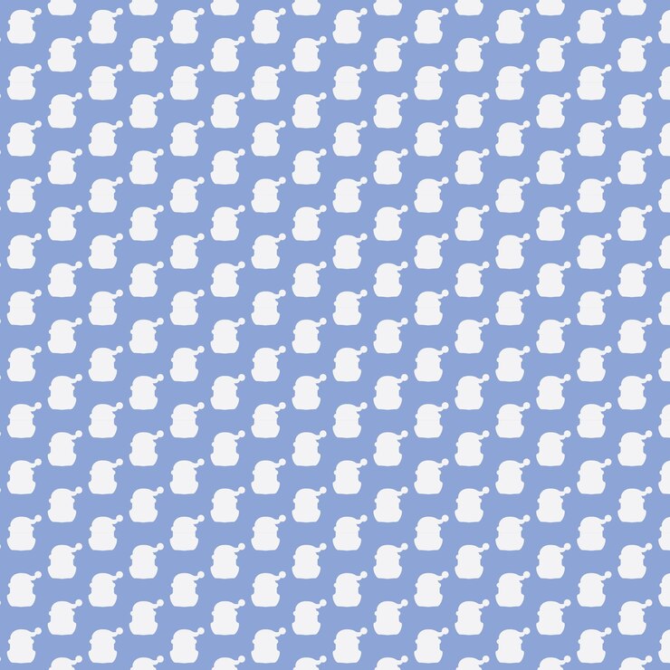 Vector white silhouette pattern christmas theme icon illustration background