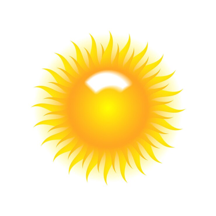 White vector background with sun burst effect.