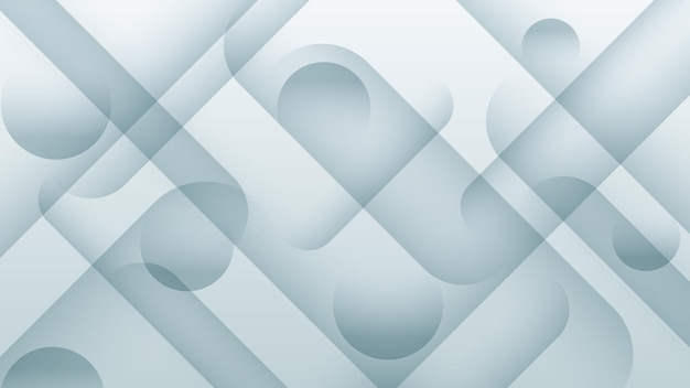 White vector minimalist simple and trendy modern abstract background with shapes For website banners brochure posters flyer card and cover