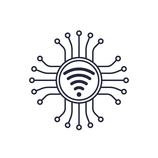 Wifi connection fast wifi network icon