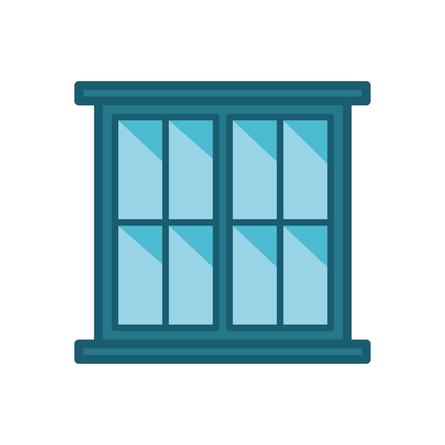 window icon color design vector template