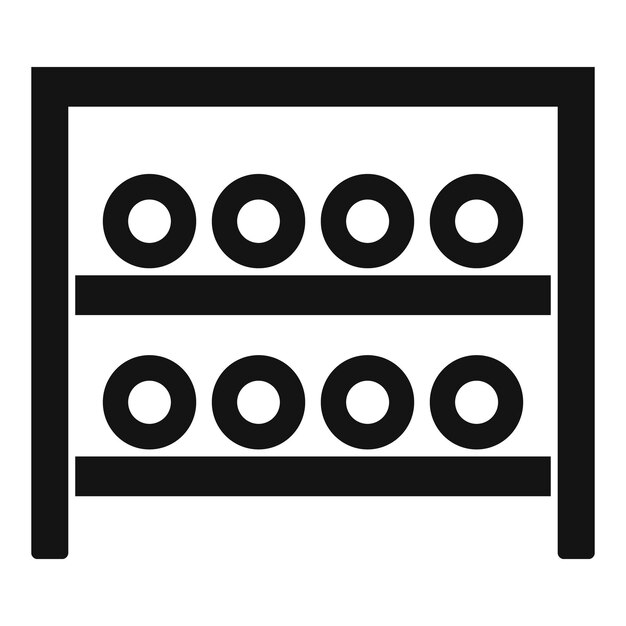 Wine bottles box icon Simple illustration of wine bottles box vector icon for web design isolated on white background
