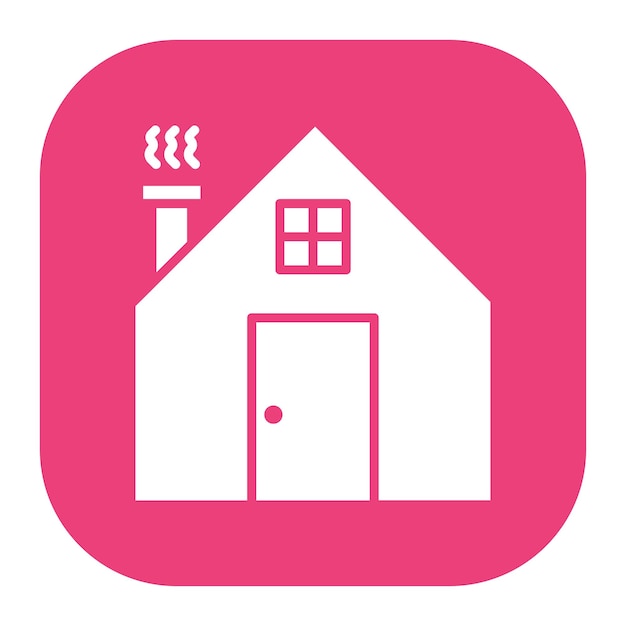 Winter Cabin Vector Illustration