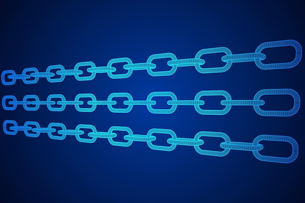 Wireframe BlockChain links
