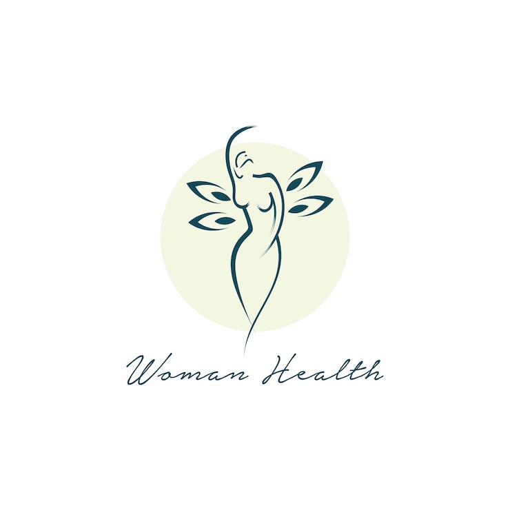 Woman health logo design idea