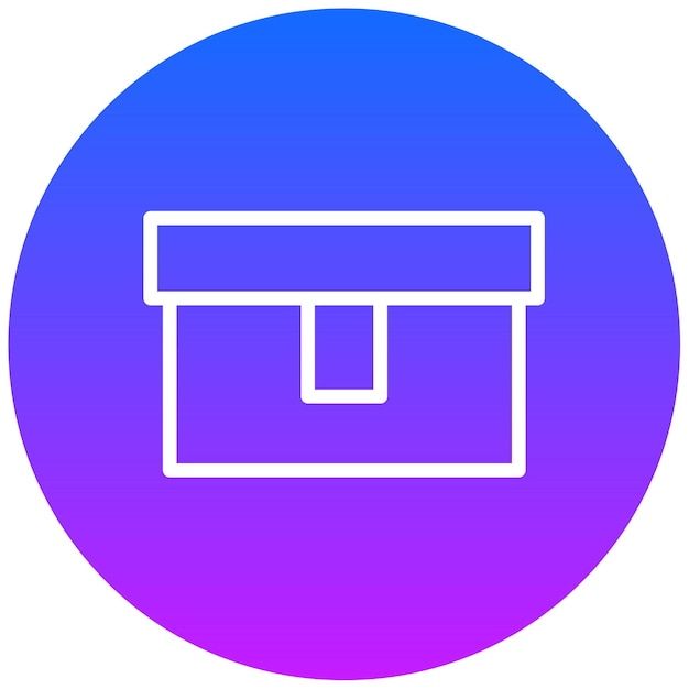 Wooden Box Vector Illustration